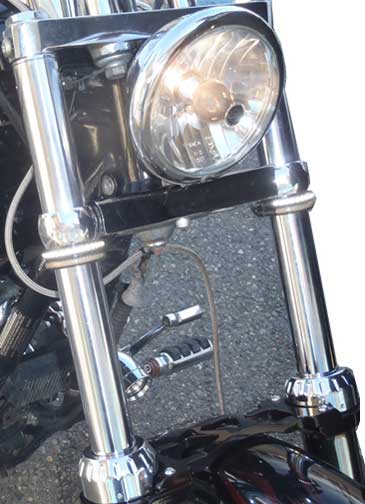 Forkerz around the fork turn signal