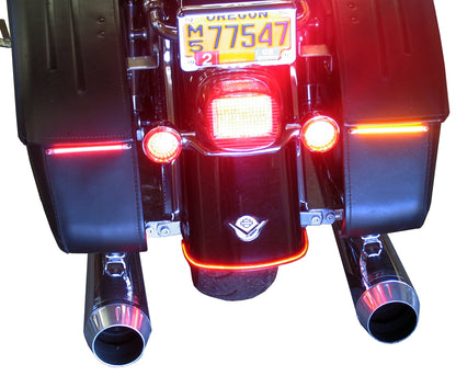 Z-Flex Integratorz Red & Amber Dual-Color Motorcycle LED Strip