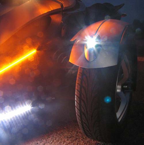 Can-Am Spyder Fender LED Fog Light Kit - Evil Eyez (Pair)