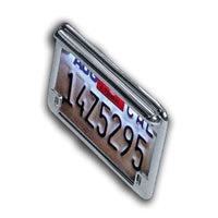 Motorcycle License Plate LED Add-On Light Bar - 6 White LEDs (8203-52)